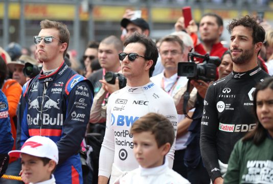 Kvyat Perez Ricciardo