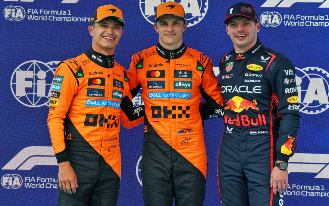 Piastri Norris Verstappen Spain